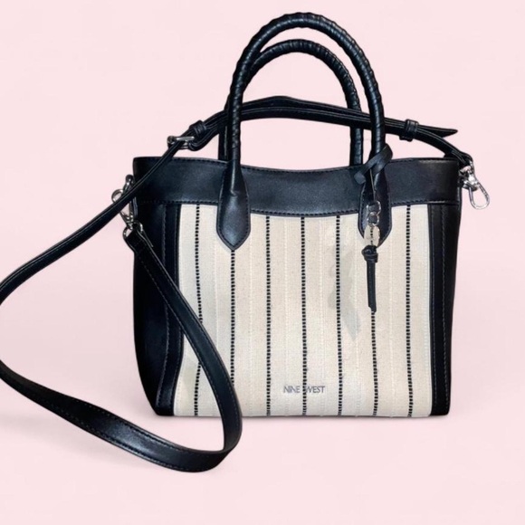 Nine West Handbags - Nine West Black and Cream Women's Bag